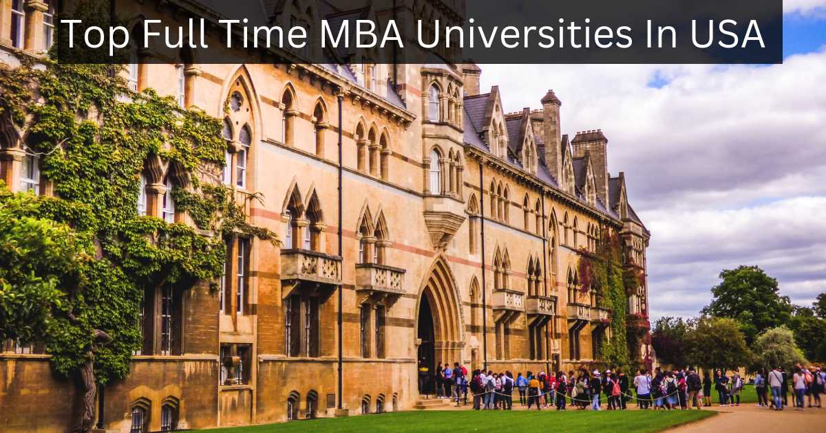 Top MBA Universities In The USA 2024