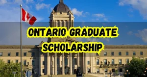 ontario graduate scholarship