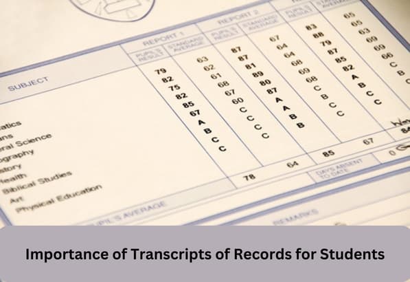 The Importance Of Transcripts Of Records For Students 2024