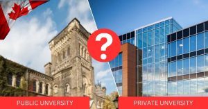 Public Vs Private Universities in Canada