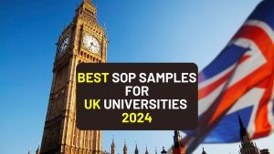 BEST SOP SAMPLES FOR UK UNIVERSITIES 2024